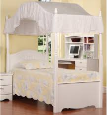 Alvantor bed canopy tents dream privacy space twin size sleeping tents indoor pop up portable frame curtains breathable navy co. Beautiful Twin Canopy Bed And Study Desk Along With Computer Set Bedroom Twin Bed Canopy Curtains Twin Bed Canopy Frame Twin Bed Canopy Tent