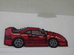 I would recommend this to a friend! Ferrari F40 Pixel Art Perler Beads Hama Beads Ferrari Iron Beads