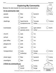 Exploring My Community Lesson Plans The Mailbox Kindergarten Worksheets Social Studies Social Studies Worksheets