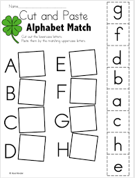 This set of free uppercase and lowercase worksheets asks kids to match each of the capital letters to the lowercase letters by drawing a line to connect the . Free March Alphabet Worksheets Kindergarten Made By Teachers