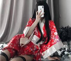 Bwer Kimono Giapponese Sexy Cosplay Maid Outfit per Le Donne Stile  Tradizionale Robe Yukata Kawaii Giochi di Ruolo Costumi Pigiama Babydoll  Regalo : Amazon.it: Moda