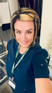 Julie's Jet Black Middle Part BOB Hair Style