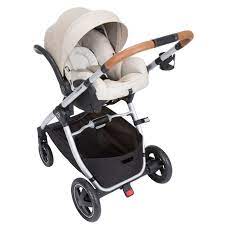 Maxi Cosi Adorra Travel System Silver Frame In Nomad Sand Baby Car Seats Car Seat And Stroller Travel System