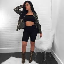 Black Biker Shorts Outfit Pinterest Pinterest Follow Me Xxlatykka Snapchat Xa Ja Fashion Denim Women Outfits