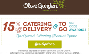 Olive Garden 15 Off Catering And Togo Coupon Code Hunt4freebies