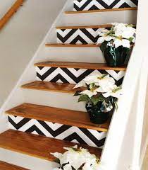 Diy stair railing makeover you can completely transform your old stairs railing into a unique, stylish railing that will blow everyone's mind. 20 Diy Wallpapered Stair Risers Ideas To Give Stairs Some Flair Architecture Design