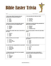 The bible is the most popular book ever written. 24 Fun Easter Trivia For You To Complete Kitty Baby Love