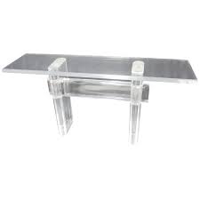 1stdibs Lucite Console Table By Karl Springer Explore Items From 1 700 Global Dealers At 1stdibs Com Console Table Modern Console Tables Glass Furniture