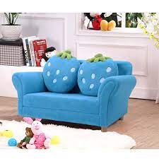 Whether you're decorating a boys bedroom or a girls bedroom, there's an incredible variety to choose from. Costzon Children Sofa Kids Couch Armrest Chair Upholstered Living Room Furniture Lounge Bed With Two Strawberry Kids Couch Upholstered Kids Chair Kids Armchair