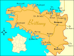 Europe Brittany France Brittany Map Brittany France Map