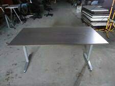 If you reside in the uk you can continue to order from our uk websites or shop from our locations and partners. Office Equipment Supplies Business Industrial Ikea Thyge White Silver Adjustable Height Work Surface Table Computer Task Desk