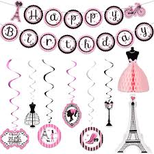 Dreaming of the most romantic city in the world? Buy Paris Party Decorations Set Paris Happy Birthday Banner Dress Honeycomb Centerpiece Eiffel Tower Cutout Paris Hanging Swirl Decoration For Baby Shower Birthday Paris Theme Party Supplies Online In Turkey B08czqdprs