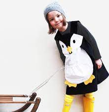 This is a tutorial on how to make your own penguin costume! Penguin Pinafore Dress By Wild Things Funky Little Dresses Notonthehighstreet Com