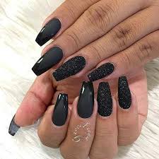 Check out these gorgeous designs, ranging from simple (dare we say, practical?) to totally extravagant. 31 Snazzy New Year S Eve Nail Designs 14 Edgy Black Coffin Nails New Years Nail Designs Coffin Nails Designs Nail Designs