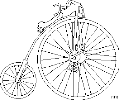 Altes Fahrrad Ausmalbild Malvorlage Lustiges