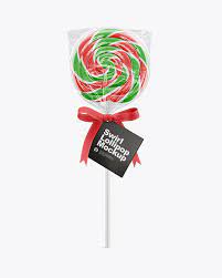 Download Swirl Lollipop With Bow And Label Mockup In Packaging Mockups On Yellow Images Object Mockups