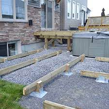 How about the installation process? Ground Anchors Deck Footing Foundations Instead Of Concrete