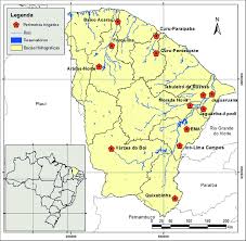 The population is closing in on 9 million, of which almost a third lives in the capital, fortaleza. Mapa De Localizacao Dos Perimetros Irrigados Do Ceara Download Scientific Diagram