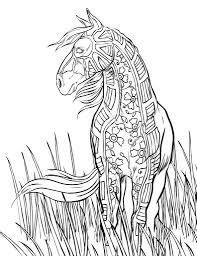 Funny cartoon coloring pages is free pintable for kids,you can get the image. Free Horse Coloring Pages For Adults Kids Cowgirl Magazine