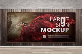 Large Sign Billboard Mockup Billboard Mockup Mockup Large Sign