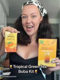 Reviewing this boba ice cream from Trader Joe's!