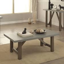 Diy concrete top outdoor coffee table how to build youtube. 70424 Coffee Table With Concrete Top Quality Furniture At Affordable Prices In Philadelphia Main Line Pa