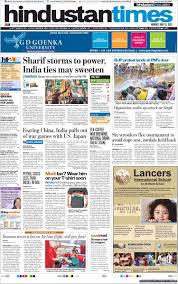 Newspaper Hindustan Times India Newspapers In India Monday S Edition May 13 Of 2013 Kiosko Net One of india's largest media companies. kiosko net