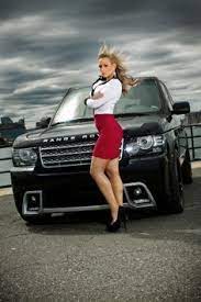land rover car girls hot cars