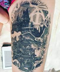 35 Enchanting Harry Potter Tattoos Laurathecow On Instagram Hogwarts Express Tattoo Owl Harry Potter Tattoo Sleeve Harry Potter Tattoos Hogwarts Tattoo