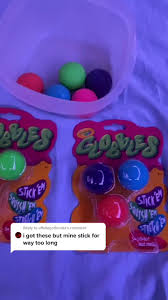 Crayola Glow In The Dark Globbles Sticky Squishy Stretchy No Mess Balls - 3  Pack | Ebay