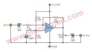 The circuit diagram can be seen below. Universal Preamplifiers Using Ne5532 741 Lm382 Eleccircuit Com Audio Amplifier Circuit Board Design Circuit Diagram