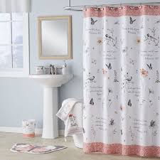 mainstays inspire fabric shower curtain