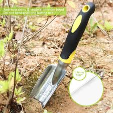 Aladom garden tools set 10 pieces gardening kit with heavy duty aluminum hand t. Buy Garden Tools Set 6 Piece Cast Aluminum Heavy Duty Gardening Hand Tool Kit Includes Hand Trowel Hand Rake Transplanter Pruner Pruning Shears Gardening Gloves With Sturdy Handles Garden Gifts Online In