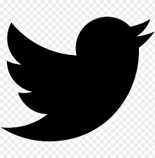 Pin the clipart you like. Twitter Logo Png Transparent Background Graphic Freeuse Twitter Logo Black Png Image With Transparent Background Toppng