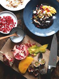 Wash alce nero's black rice in a bowl of water until the water turns blackish. Coconut Black Rice Breakfast Pudding My New Roots