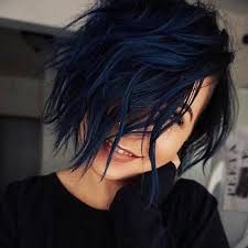 Ombre Black And Blue Hair Color Websta Behindthechair Com Black Blue Ink By Girrlscout Hair Styles Short Hair Color Hair Color For Black Hair