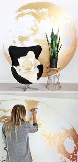 Gold Moon Wall A Beautiful Mess Gold Diy Wall Painting Decor