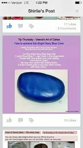The white, fluffy texture of the shortening is the one which creates the velvety texture of the homemade frosting. How To Mix Bright Navy Blue Colorful Cakes Bright Navy Color Palate
