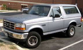 The step bars and trailer brake system are just about the only aftermarket things on this truck. Ford Bronco Wikipedia