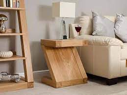Z Range Lamp Table Solid Oak Wood Oak Side Table Oak Lamp Furniture