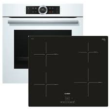Für gelegenheitsköche ist ein modell mit automatikfunktionen ratsam. Herdset Herd Autark Bosch Backofen Weiss 4d Induktion Glaskeramik Kochfeld Neu Ebay