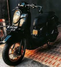 Modifikasi honda scoopyini dia motor pak guru yang super kece! Modifikasi Scoopy 2019 Hitam Honda Scoopy Motor Motorcycle