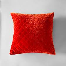 Pisces zodiac needlepoint throw pillow. Blood Orange Handmade Silk Velvet Pillows Anichini