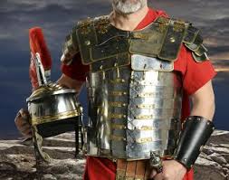 This late roman centurion helmet is made from 18 gauge steel with leather lined interior for comfort. Roman Soldier Uniform Lovetoknow