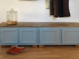 How To Make A Mudroom Bench Using Old Kitchen Cabinets Old Kitchen Cabinets Repurposed Kitchen Upcycle Kitchen