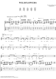 Wildflowers In 2019 Tom Petty Music Piano Sheet Music