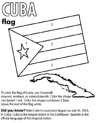 Cuba On Crayola Com Flag Coloring Pages Cuba Flag Cuba