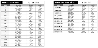 Size Charts C Skins