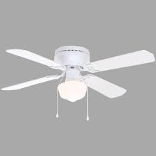 Hampton Bay Littleton 42 In White Ceiling Fan Ub42swh Sh The Home Depot White Ceiling Fan Ceiling Fan White Ceiling
