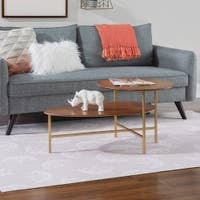 Pickup, delivery & in stores. Buy Oval Mid Century Modern Coffee Console Sofa End Tables Online At Overstock Our Best Living Room Furniture Deals